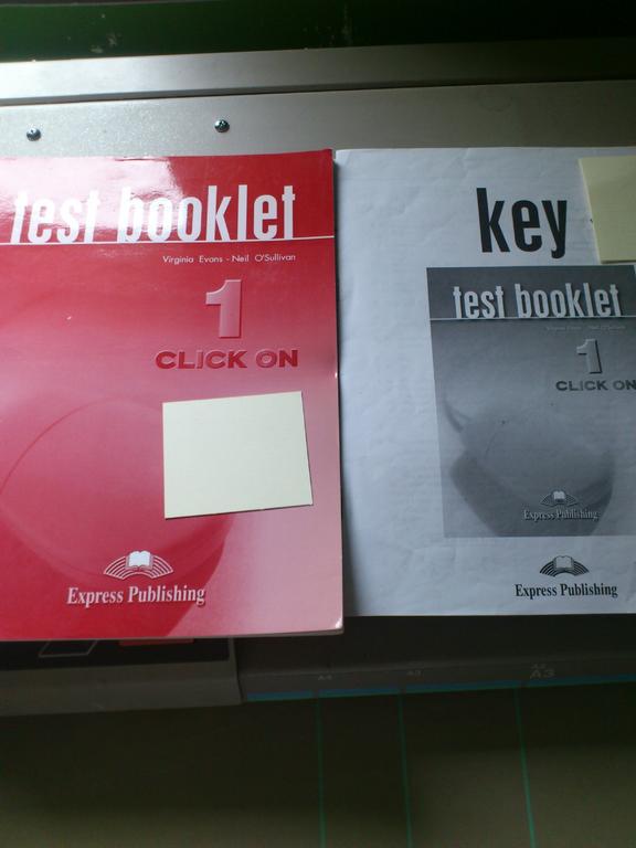 CLICK ON 1 TEST BOOKLET + KEY