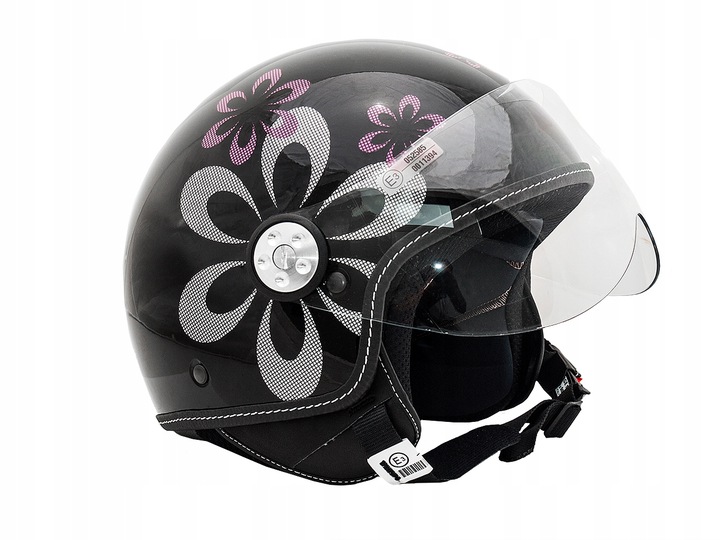 KASK MOTOCYKLOWY DAMSKI MOTOR SKUTER PIAGGIO XL 61