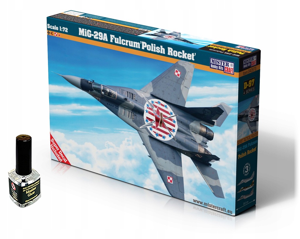 Купить МиГ-29А Польская ракетная модель самолета для склейки: отзывы, фото, характеристики в интерне-магазине Aredi.ru