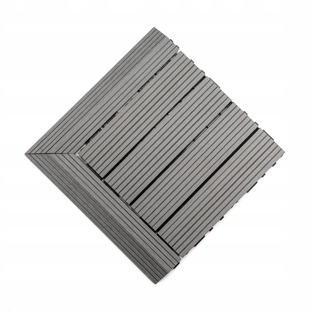 Panel kompozytowy na taras na balkon j szary 30x30