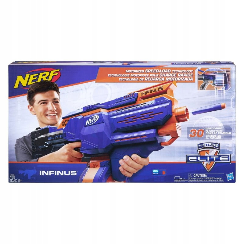 Купить Бластер Infinus Nerf N-Strike Elite E0438 Hasbro: отзывы, фото, характеристики в интерне-магазине Aredi.ru