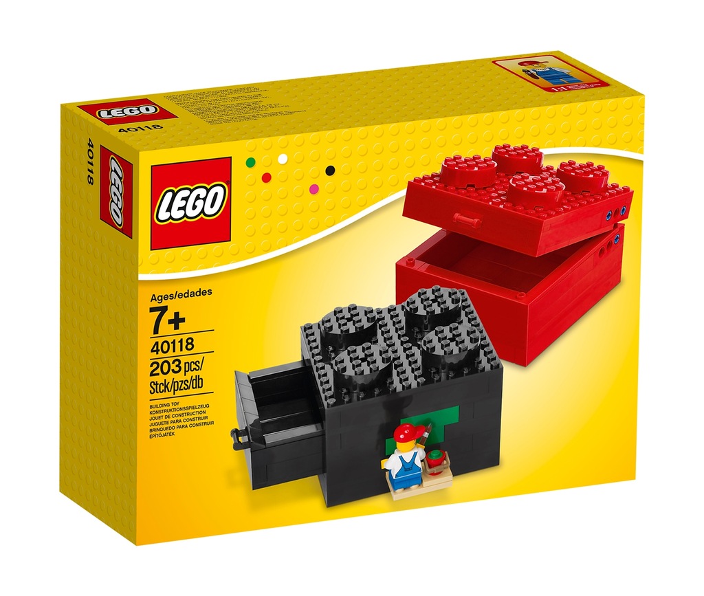 LEGO 40118 Buildable Brick Box 2x2