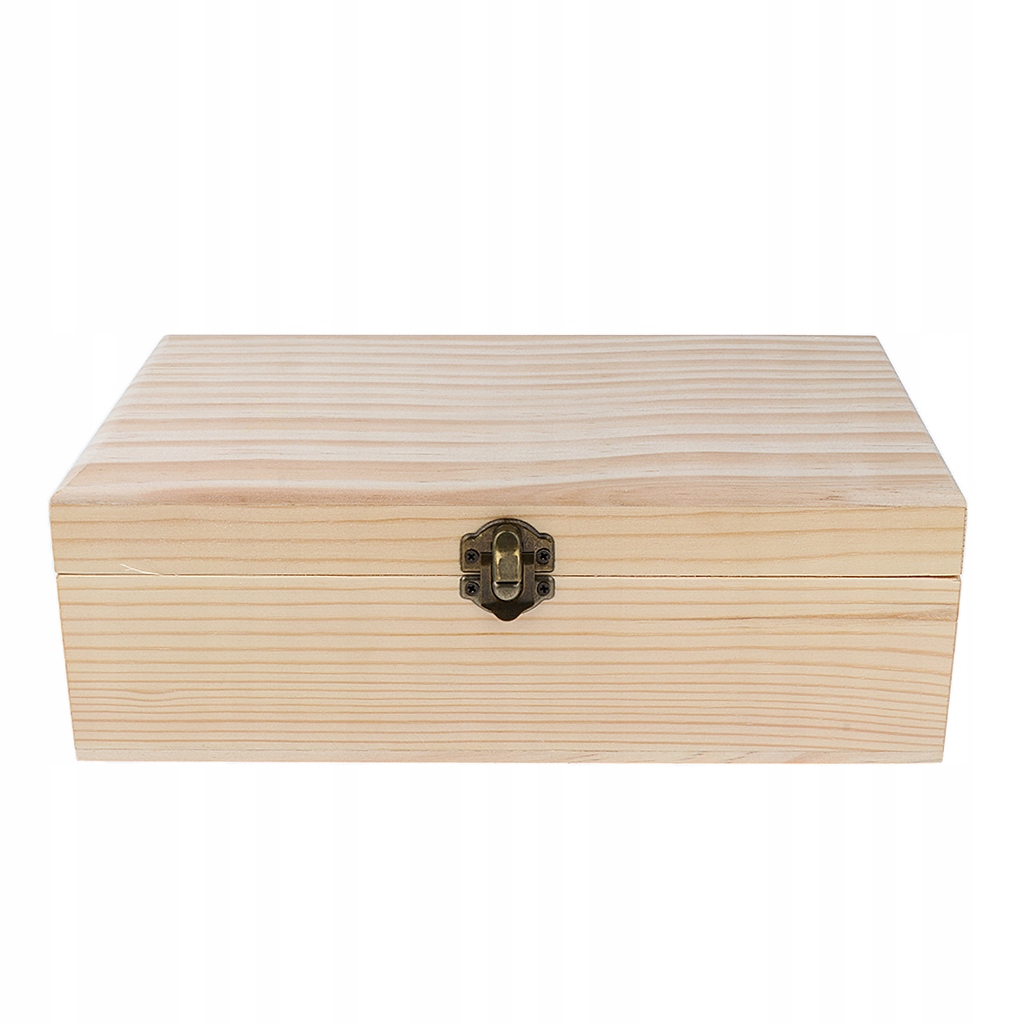 Jednoczęściowe drewniane pudełko na olejki