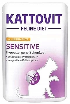 Kattovit Sensitive Kurczak Z Indykiem 85g