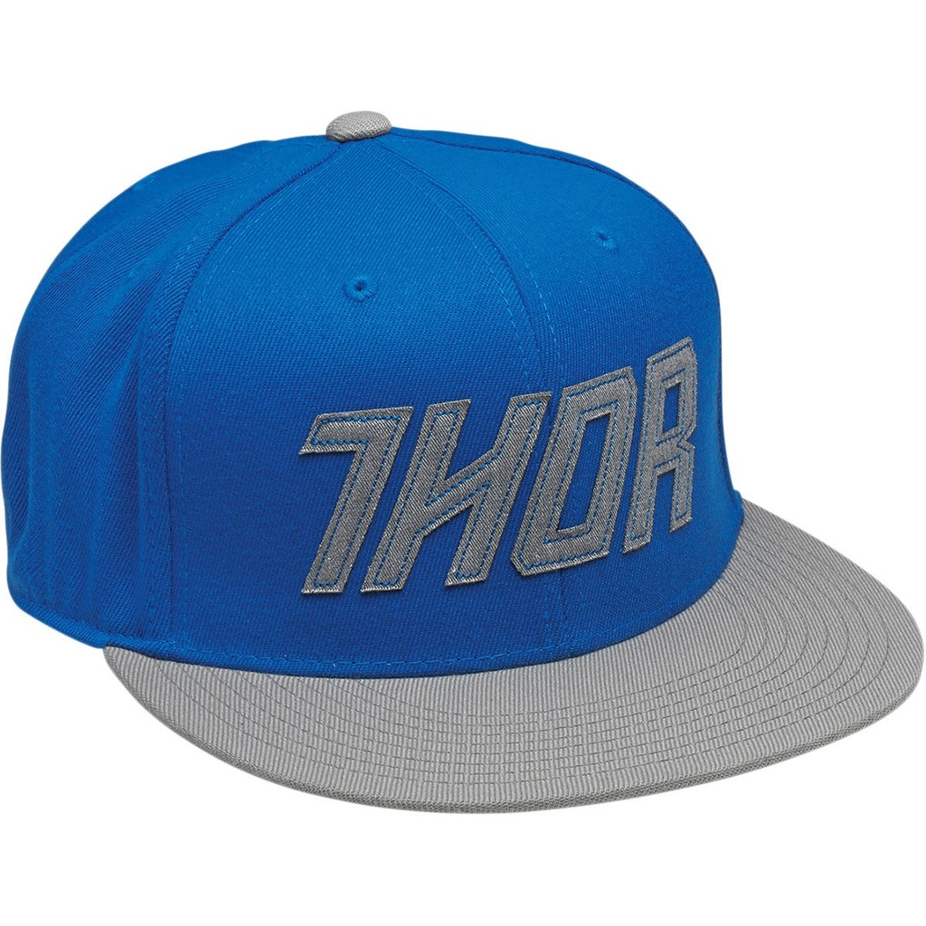 THOR QUALIFIER 210 S/M CZAPKA BLUE PREZENT MX ATV