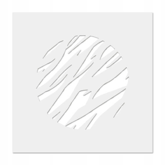 Anemostat ozdobny , kwadrat -biały fi 125 tygrys