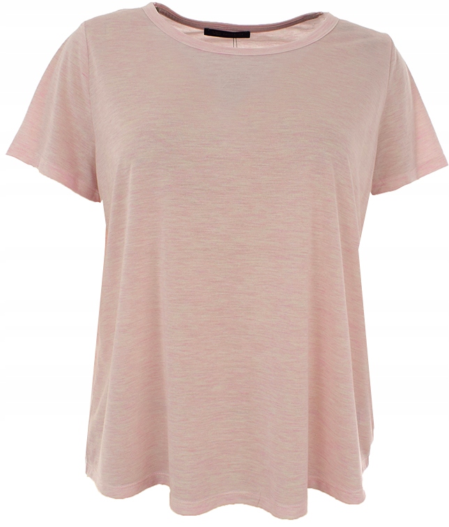 aMM2330 NOWY różowy klasyczny t-shirt basic 48