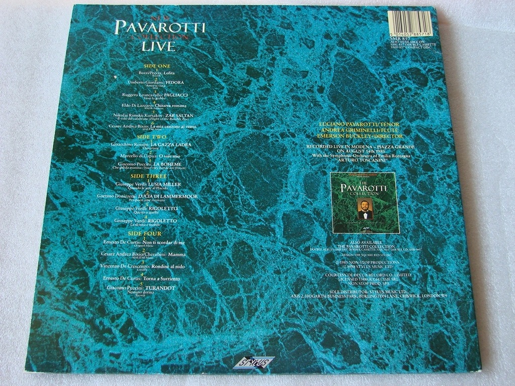 Купить Pavarotti - New Pavarotti Collection Live 2xLP UK: отзывы, фото, характеристики в интерне-магазине Aredi.ru
