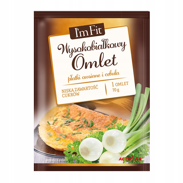 ACTIVLAB I'M FIT WYSOKOBIAŁKOWY OMLET CEBULA 70g