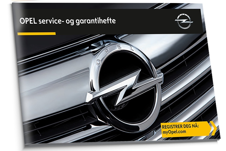 Opel Czysta Norweska Książka Serwisowa