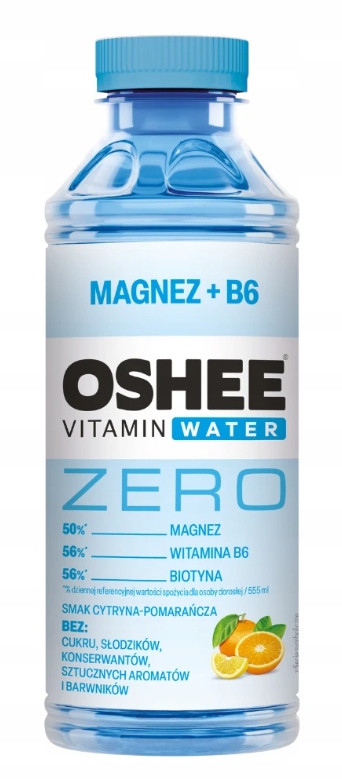 OSHEE ZERO Vitamin Water magnez + B6 555 ml