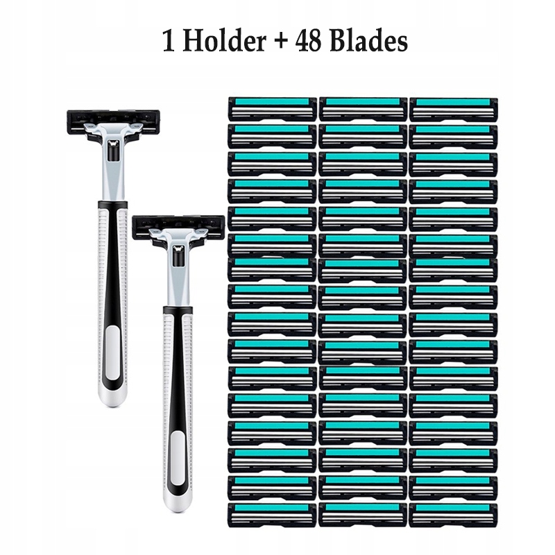 1 Holder 48 Blades Manual Shaver