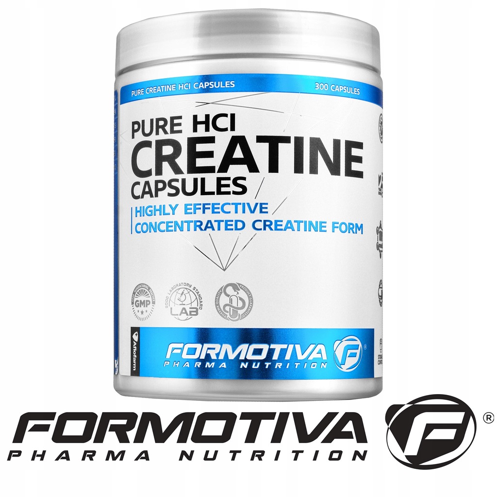 FORMOTIVA PURE CREATINE CAPSULES 300k KREATYNA ATP