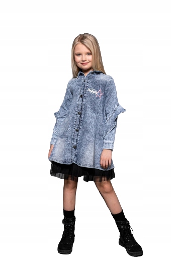 All For Kids Sukienka Jeans rozmiar 140-146