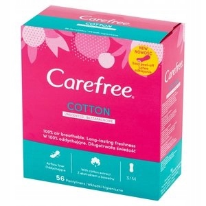 Carefree Cotton Wkładki 56szt