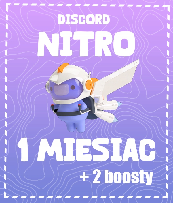 Discord Nitro 1 miesiące + 2x Nitro Boost