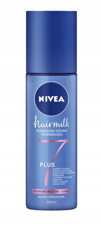 NIVEA Hair Milk Expresowa Odżywka - spray do włosó