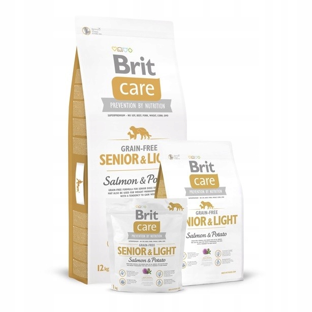 BRIT CARE GRAIN-FREE SENIOR LIGHT SALMON POTATO