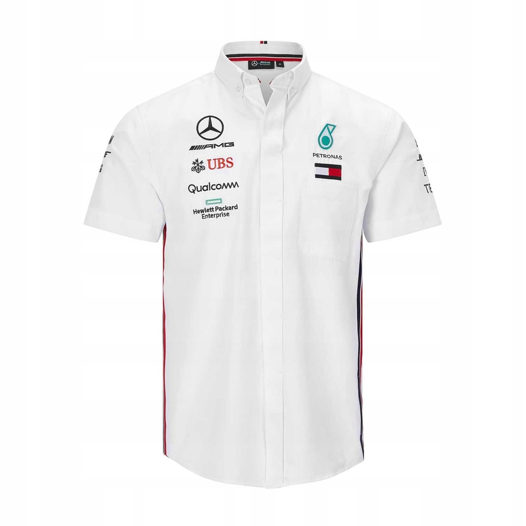 Koszula męska biała Team Mercedes F1 2019 XXL!