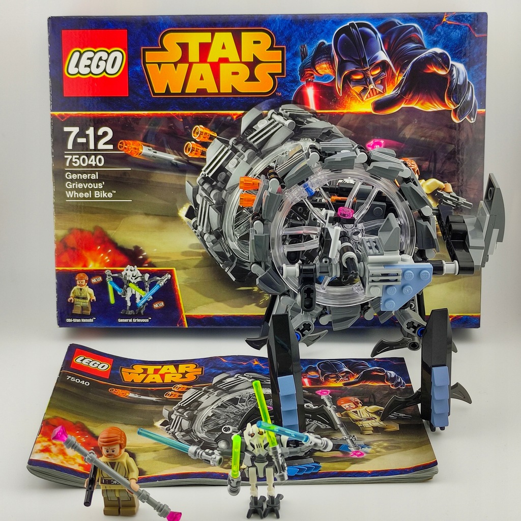 Używane LEGO Star Wars - General Grievous' Wheel Bike - 75040 WADA