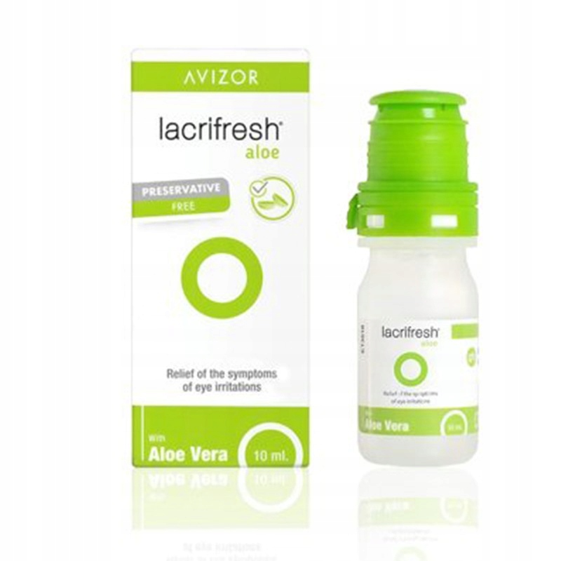 Krople do oczu Avizor Lacrifresh Aloe Drops 10ML data ważności: 01.2025