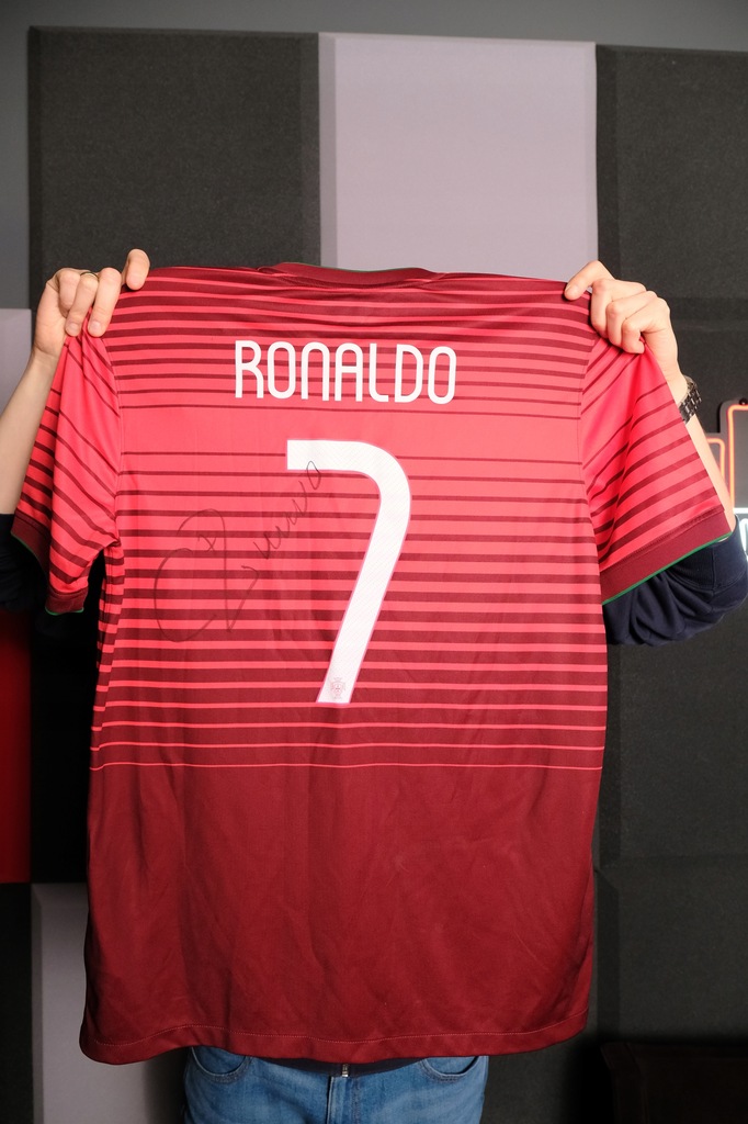 Koszulka Cristiano Ronaldo z autografem