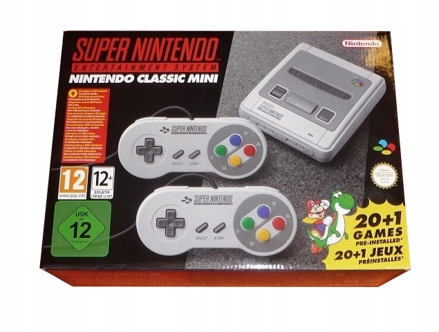 SUPER NINTENDO CLASSIC MINI 21 GIER SUPER MARIO