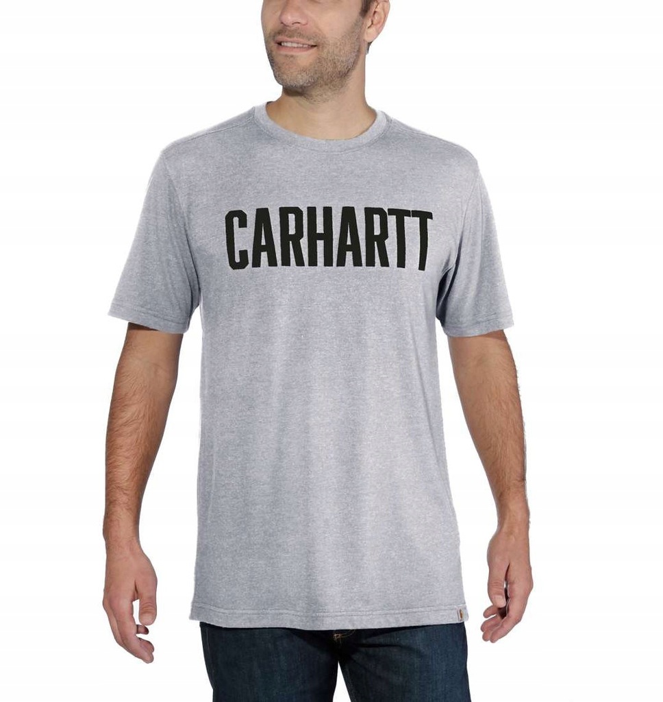 CARHARTT koszulka T-Shirt Harley BLOCK szara XS