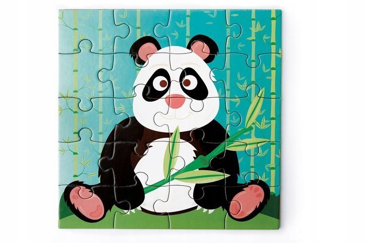 Scratch, Puzzle magnetyczne książka podróżna Panda 40 elem.