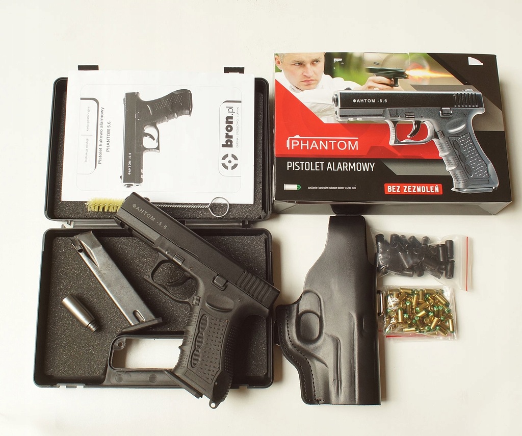 PISTOLET HUKOWY PHANTOM 5,6 RUCHOMY ZAMEK NOWY