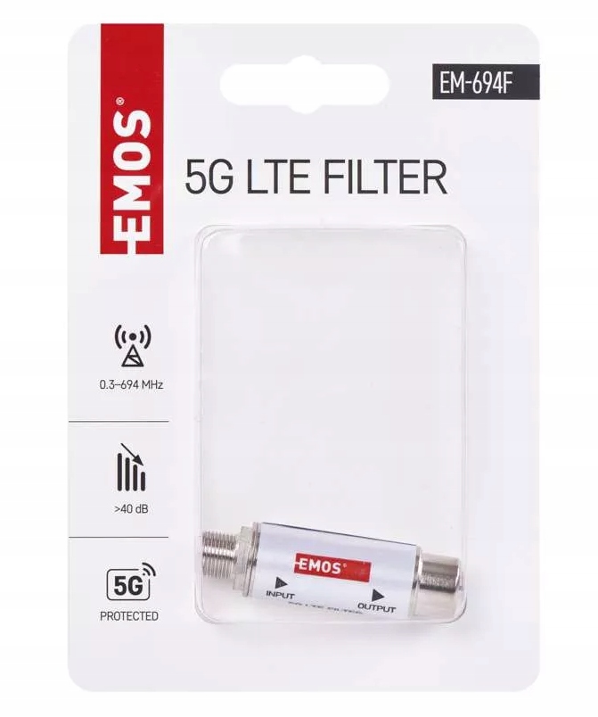Купить Фильтр помех LTE 5G EM694F Emos: отзывы, фото, характеристики в интерне-магазине Aredi.ru