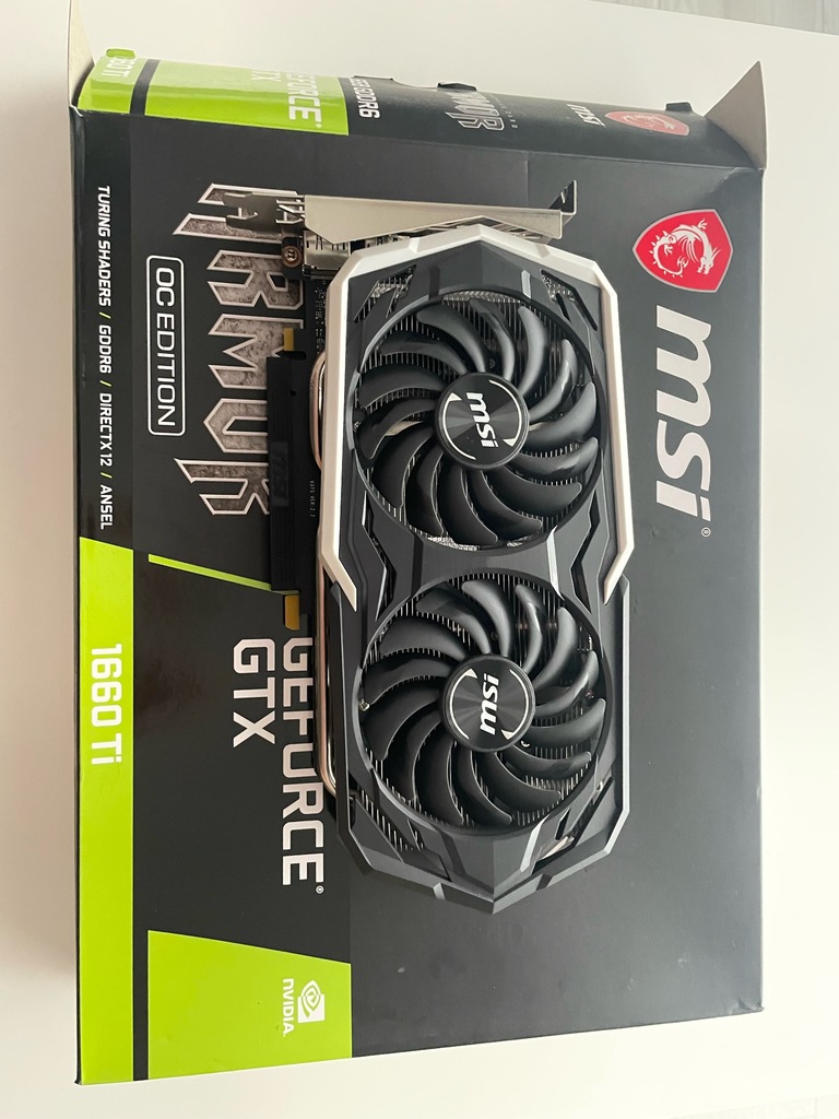 Karta graficzna MSI GeForce GTX 1660 Ti Armor - 13386593197 - oficjalne ...