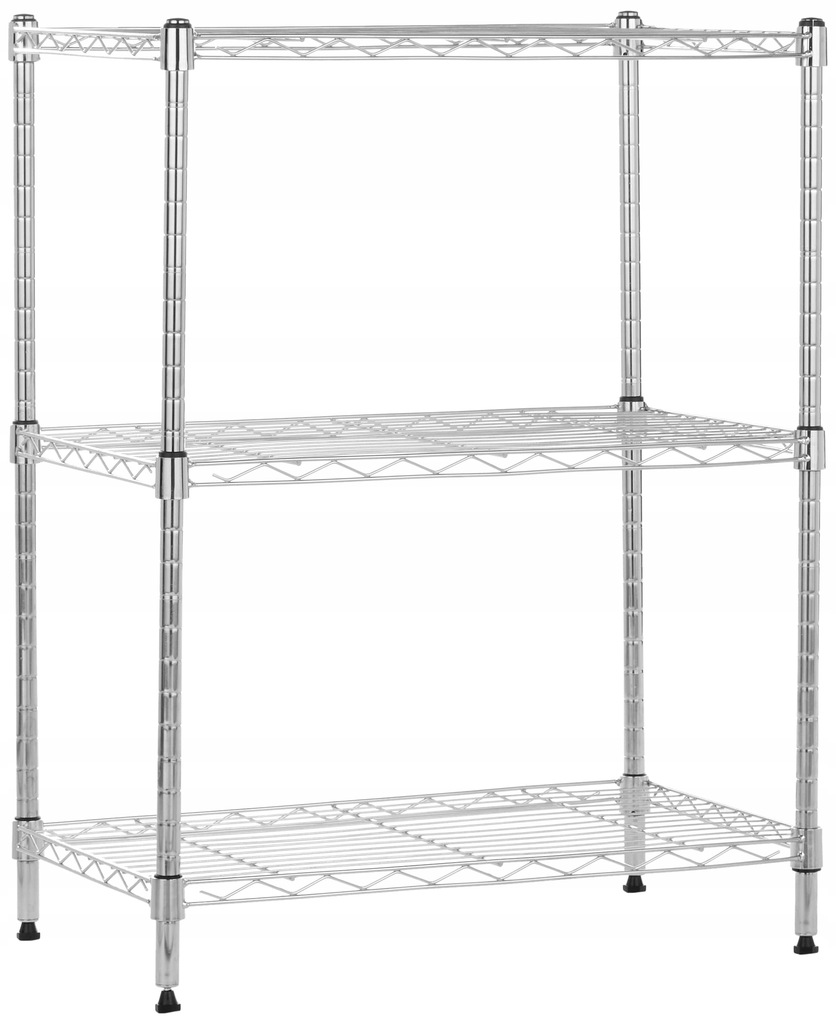 Regał Metalowy Amazon Basics 76,2x58,9x34 cm Srebrny