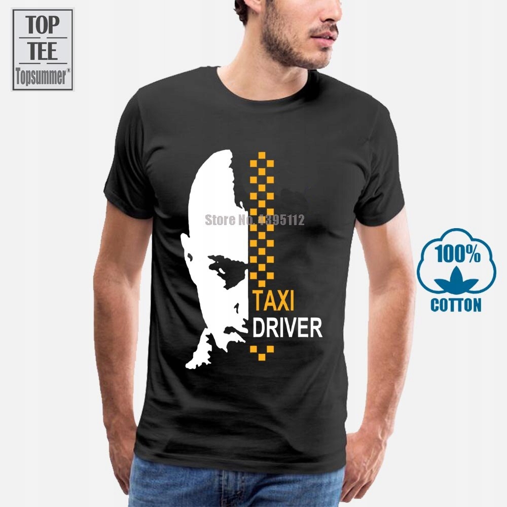KOSZULKA Taxi Driver T-Shirt Summer Men T Shirt F