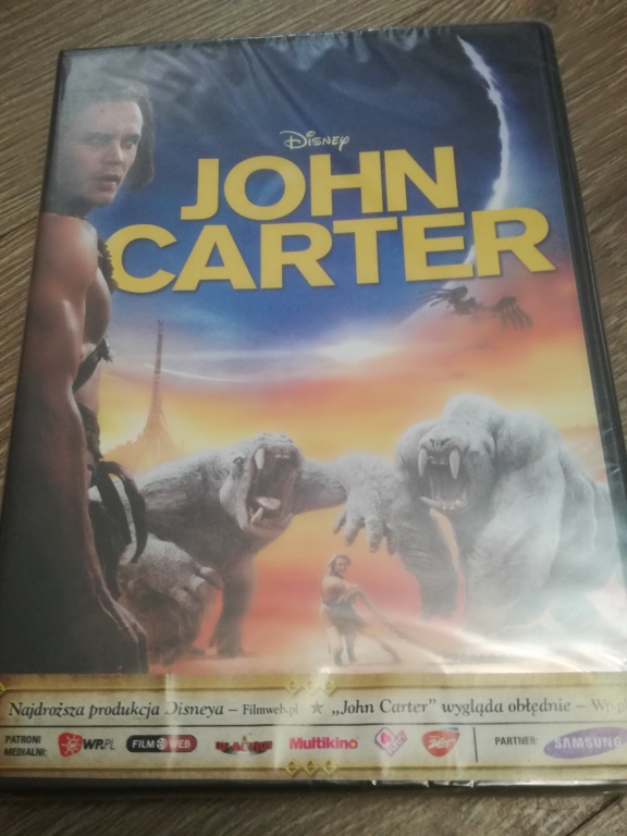 JOHN CARTER DISNEY TAYLOR KITSCH DVD folia