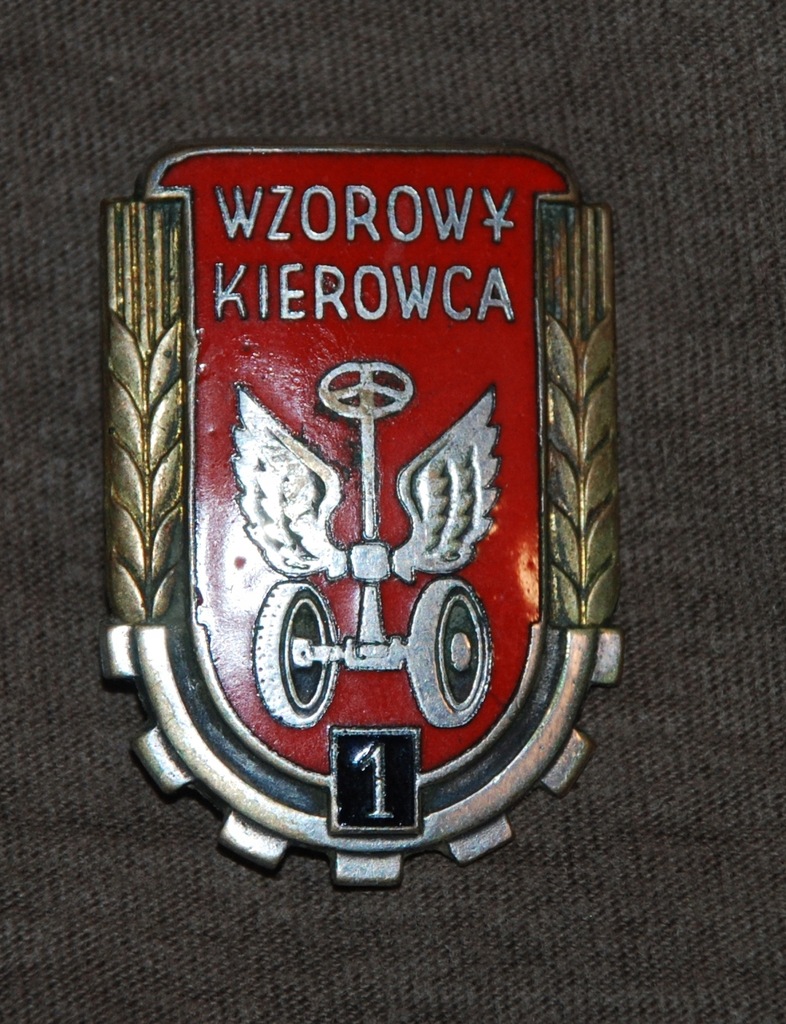 Odznaka Wzorowy Kierowca 1