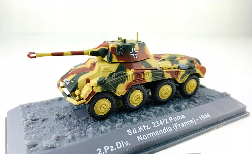 Sd.Kfz.234/2 PUMA NORMANDIE 1944 - ALTAYA 1/72 metal