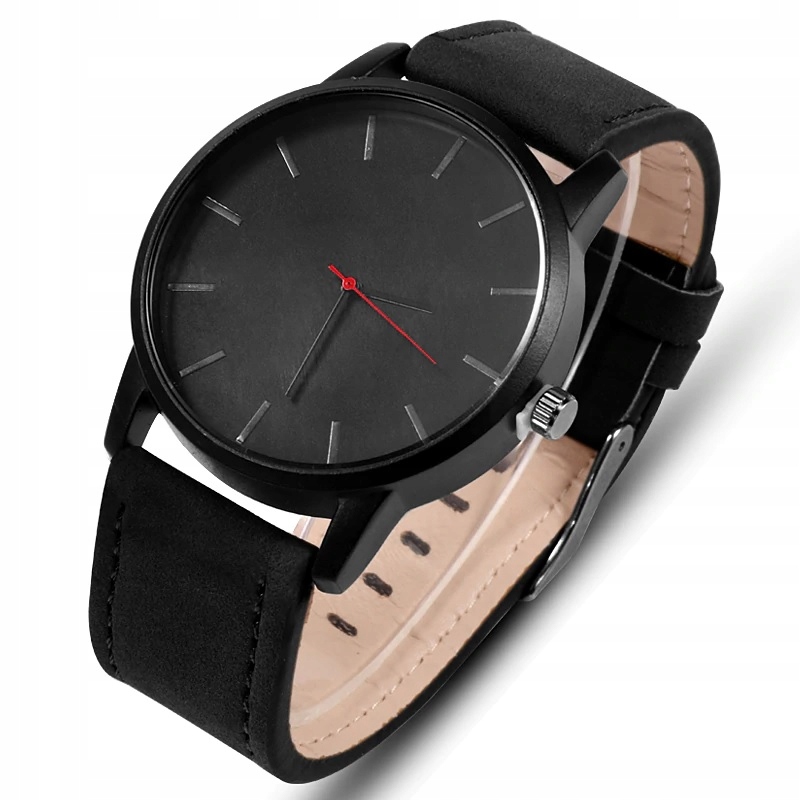 Купить Мужские часы, матовые черные, элегантные, классические.: отзывы, фото, характеристики в интерне-магазине Aredi.ru