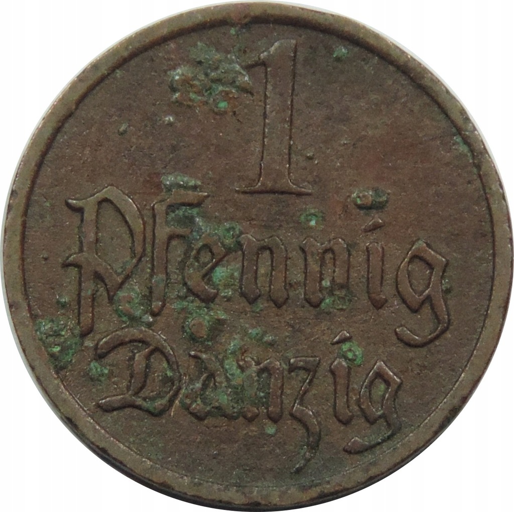 MONETA OBIEGOWA - WOLNE MIASTO GDAŃSK - 1 FENIG -OY341