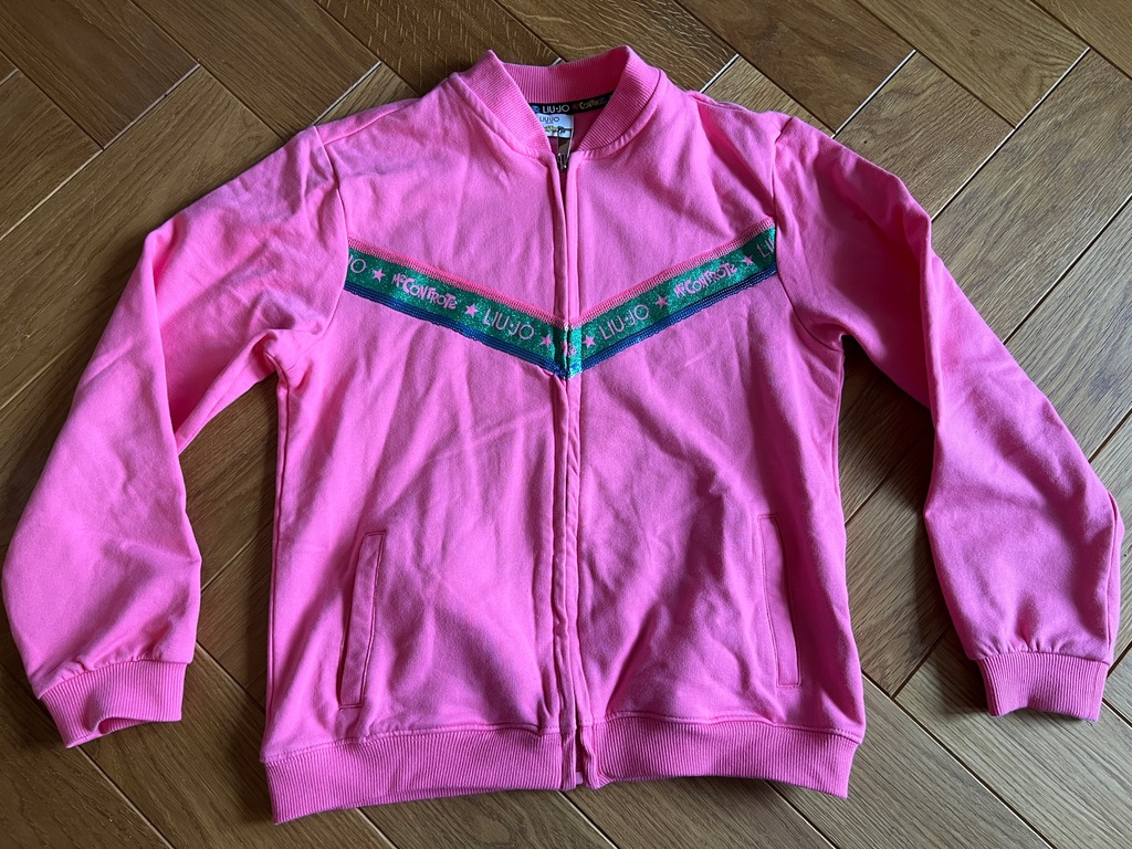 Liu Jo 152 różowa bluza rozpinana na zamek