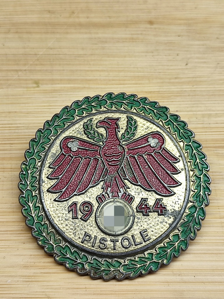 III Rzesza Tyrol odznaka strzelecka 1944 PISTOLE.