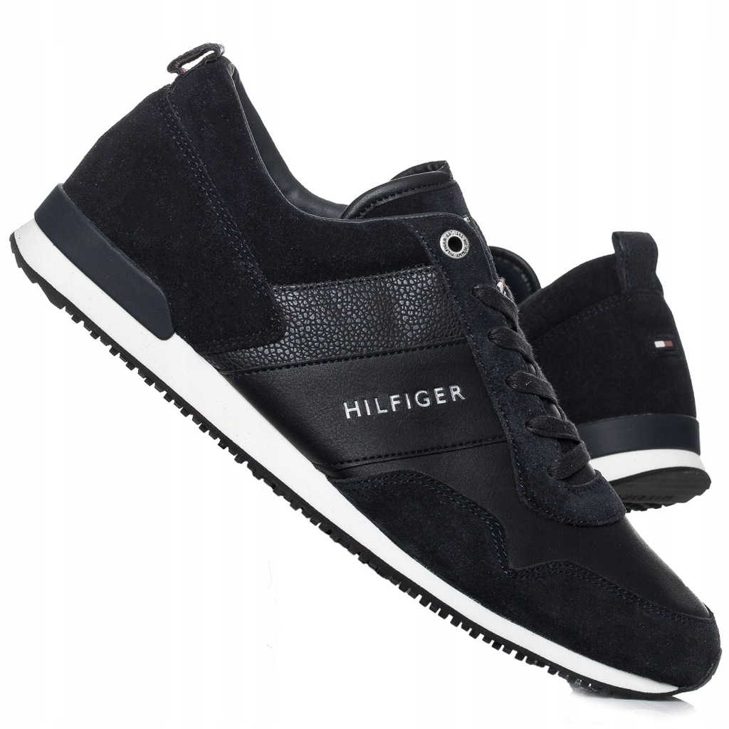 Buty, sneakersy męskie Tommy Hilfiger 00924 Granat - 8029546928 - oficjalne  archiwum Allegro