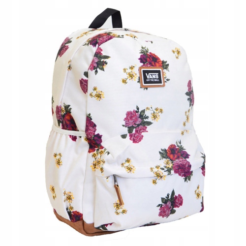 vans realm plus backpack botanical floral