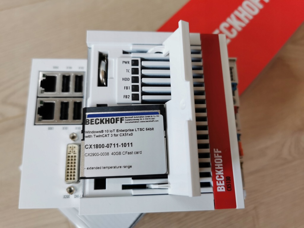 Nowy Beckhoff CX51300175/4GB + CFAST 40GB W10 IOT 7799288835