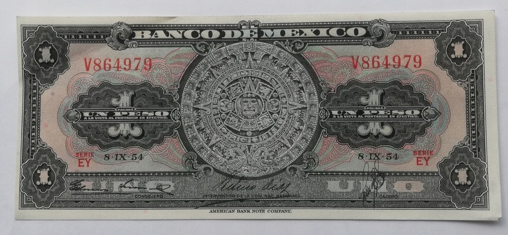 Meksyk 1 peso 1954