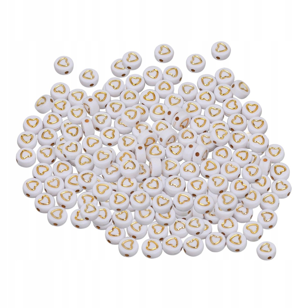200 Pieces Acrylic Mixing Beads Pendants Aureate