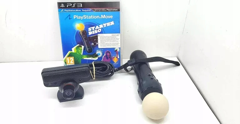 KONTROLER MOVE + KAMERA MOVE PS3 + STARTER DISC