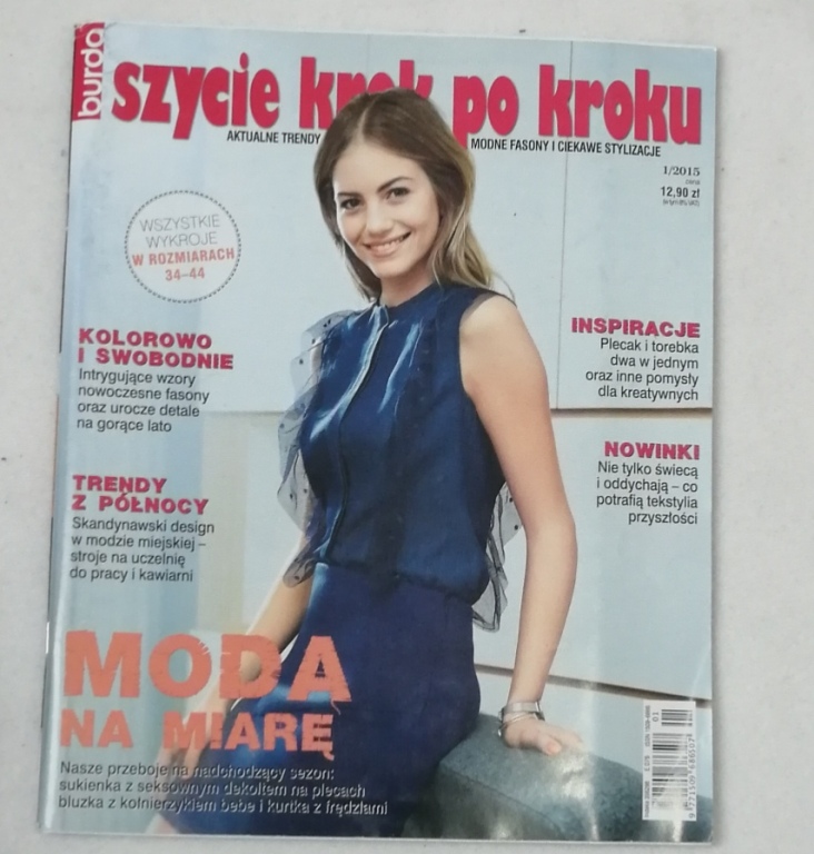 BURDA szycie krok po kroku  1/2015