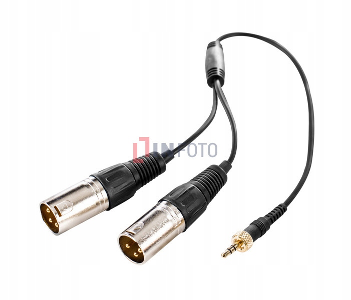 Rozgałęźnik audio Saramonic mini Jack / 2 x XLR