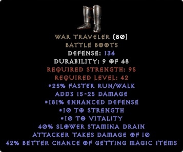 Podróżniki War Travelers D2 Diablo 2 Ladder